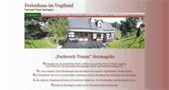 Desktop Screenshot of ferienhaus-vogtland.com